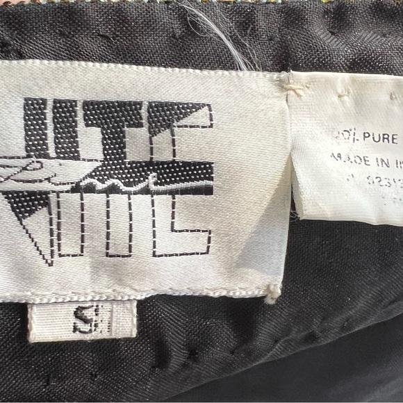 Vintage glam black sequins bolero style jacket colorful beaded trim Sm NiteLine - Picture 7 of 11